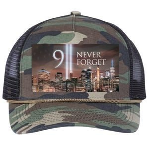 911 never forget Retro Rope Trucker Hat Cap