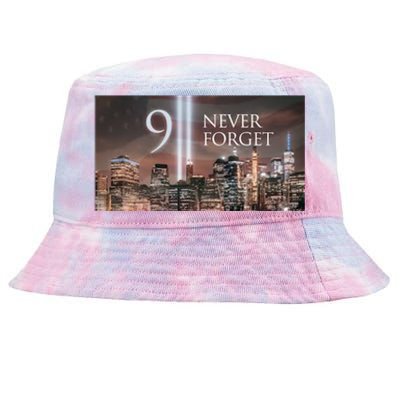 911 never forget Tie-Dyed Bucket Hat