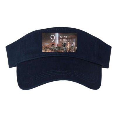 911 never forget Valucap Bio-Washed Visor