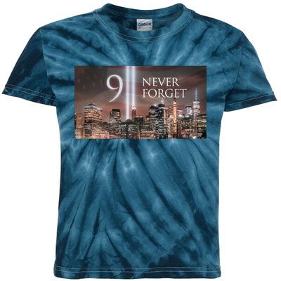 911 never forget Kids Tie-Dye T-Shirt