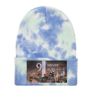 911 never forget Tie Dye 12in Knit Beanie