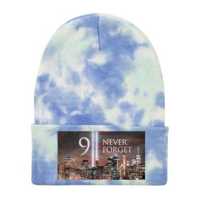 911 never forget Tie Dye 12in Knit Beanie