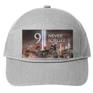 911 never forget 7-Panel Snapback Hat