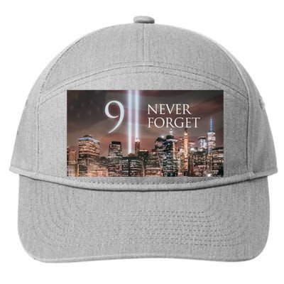 911 never forget 7-Panel Snapback Hat