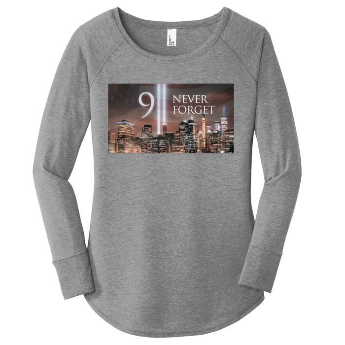 911 never forget Women's Perfect Tri Tunic Long Sleeve Shirt