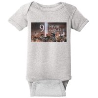 911 never forget Baby Bodysuit