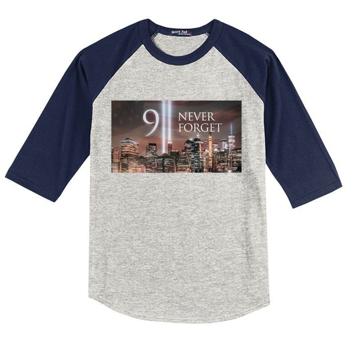 911 never forget Kids Colorblock Raglan Jersey