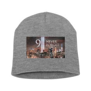 911 never forget Short Acrylic Beanie