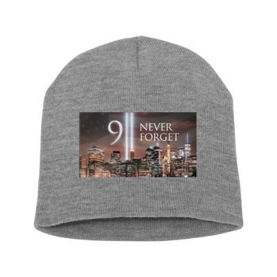 911 never forget Short Acrylic Beanie