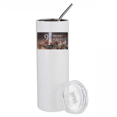 911 never forget Stainless Steel Tumbler