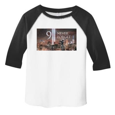 911 never forget Toddler Fine Jersey T-Shirt