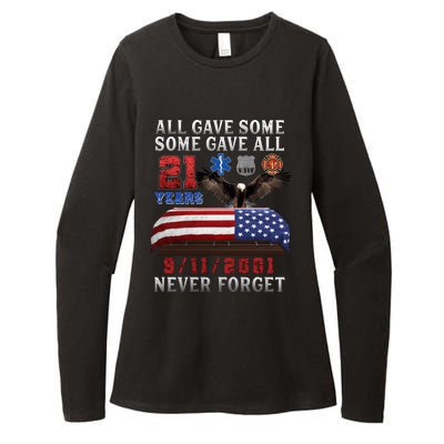 911 Never Forget 21st Anniversary Firefighters Outfits Womens CVC Long Sleeve Shirt