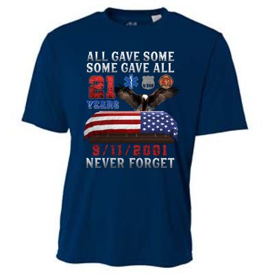 911 Never Forget 21st Anniversary Firefighters Outfits Cooling Performance Crew T-Shirt