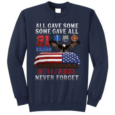 911 Never Forget 21st Anniversary Firefighters Outfits Sweatshirt