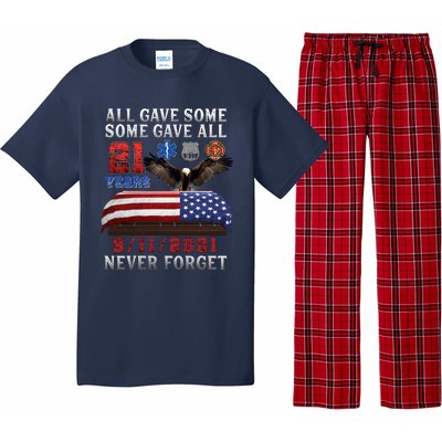 911 Never Forget 21st Anniversary Firefighters Outfits Pajama Set