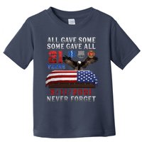 911 Never Forget 21st Anniversary Firefighters Outfits Toddler T-Shirt