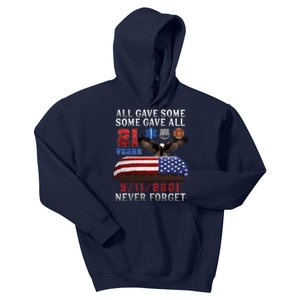 911 Never Forget 21st Anniversary Firefighters Outfits Kids Hoodie