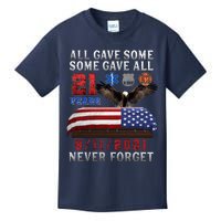 911 Never Forget 21st Anniversary Firefighters Outfits Kids T-Shirt