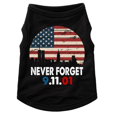9.11.01 Never Forget 20th Anniversary Doggie Tank