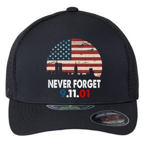 9.11.01 Never Forget 20th Anniversary Flexfit Unipanel Trucker Cap