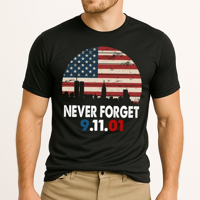 9.11.01 Never Forget 20th Anniversary Cooling Performance Crew T-Shirt
