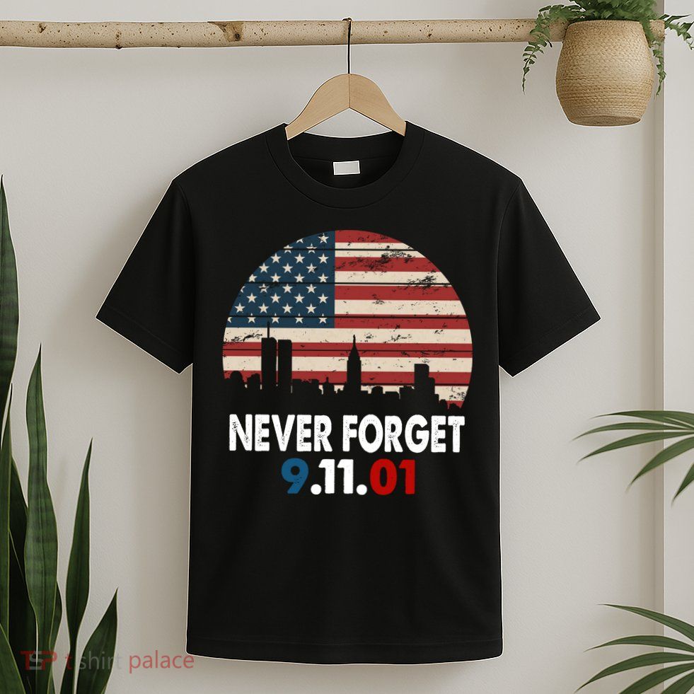 9.11.01 Never Forget 20th Anniversary T-Shirt