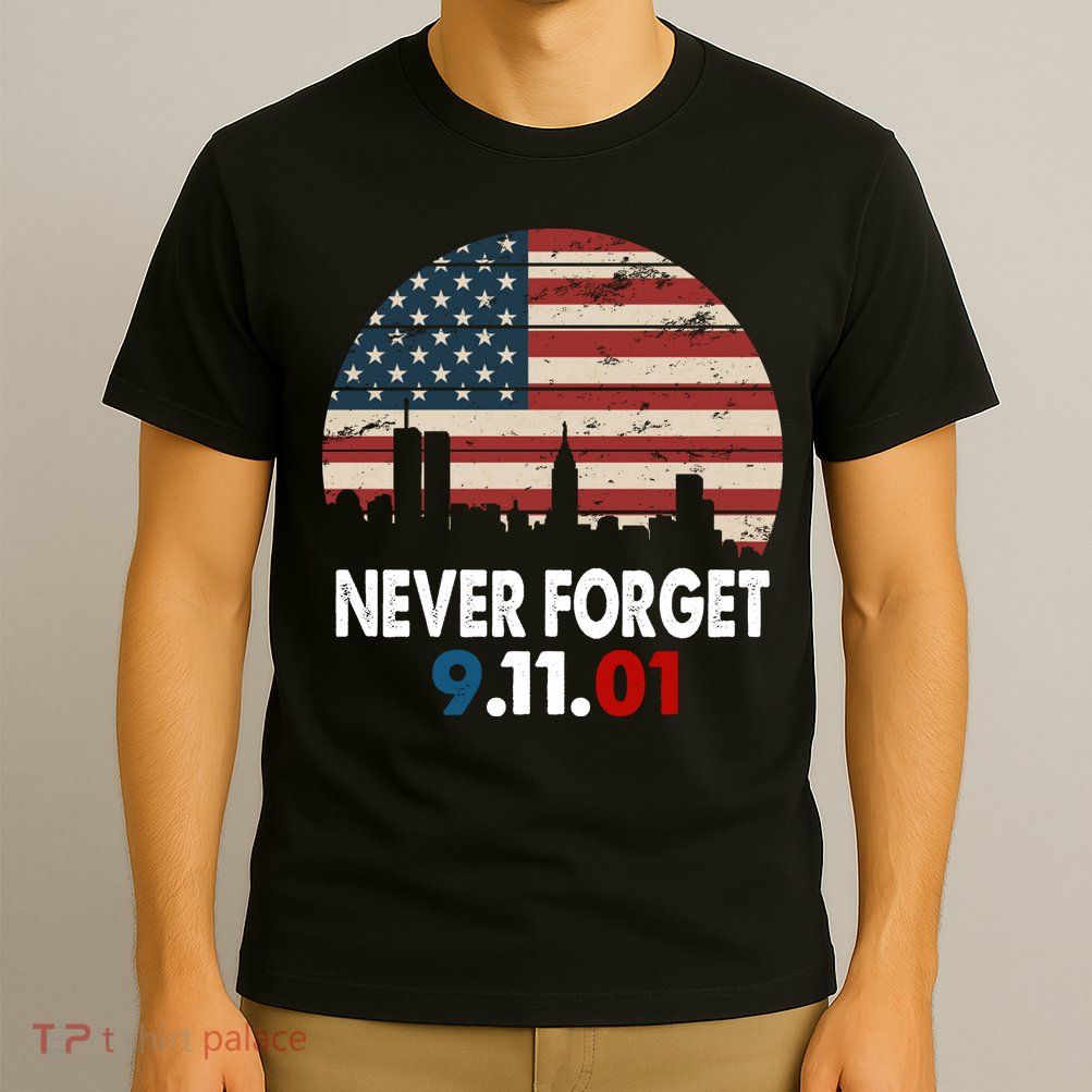 9.11.01 Never Forget 20th Anniversary T-Shirt