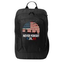 9.11.01 Never Forget 20th Anniversary City Backpack