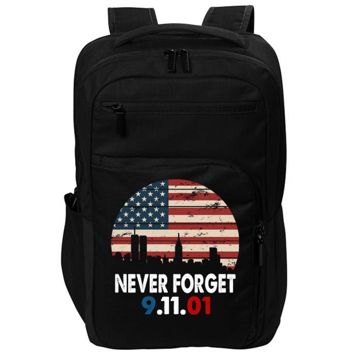 9.11.01 Never Forget 20th Anniversary Impact Tech Backpack