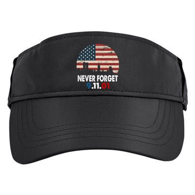 9.11.01 Never Forget 20th Anniversary Adult Drive Performance Visor