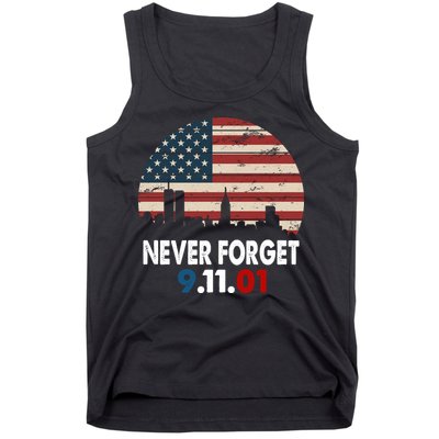 9.11.01 Never Forget 20th Anniversary Tank Top