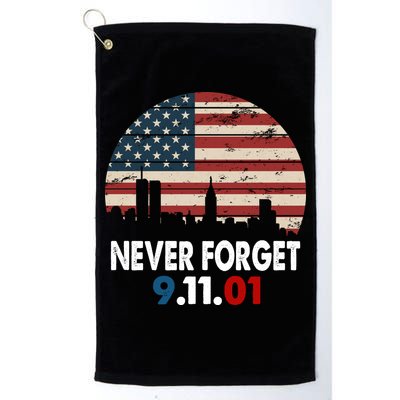 9.11.01 Never Forget 20th Anniversary Golf Towel