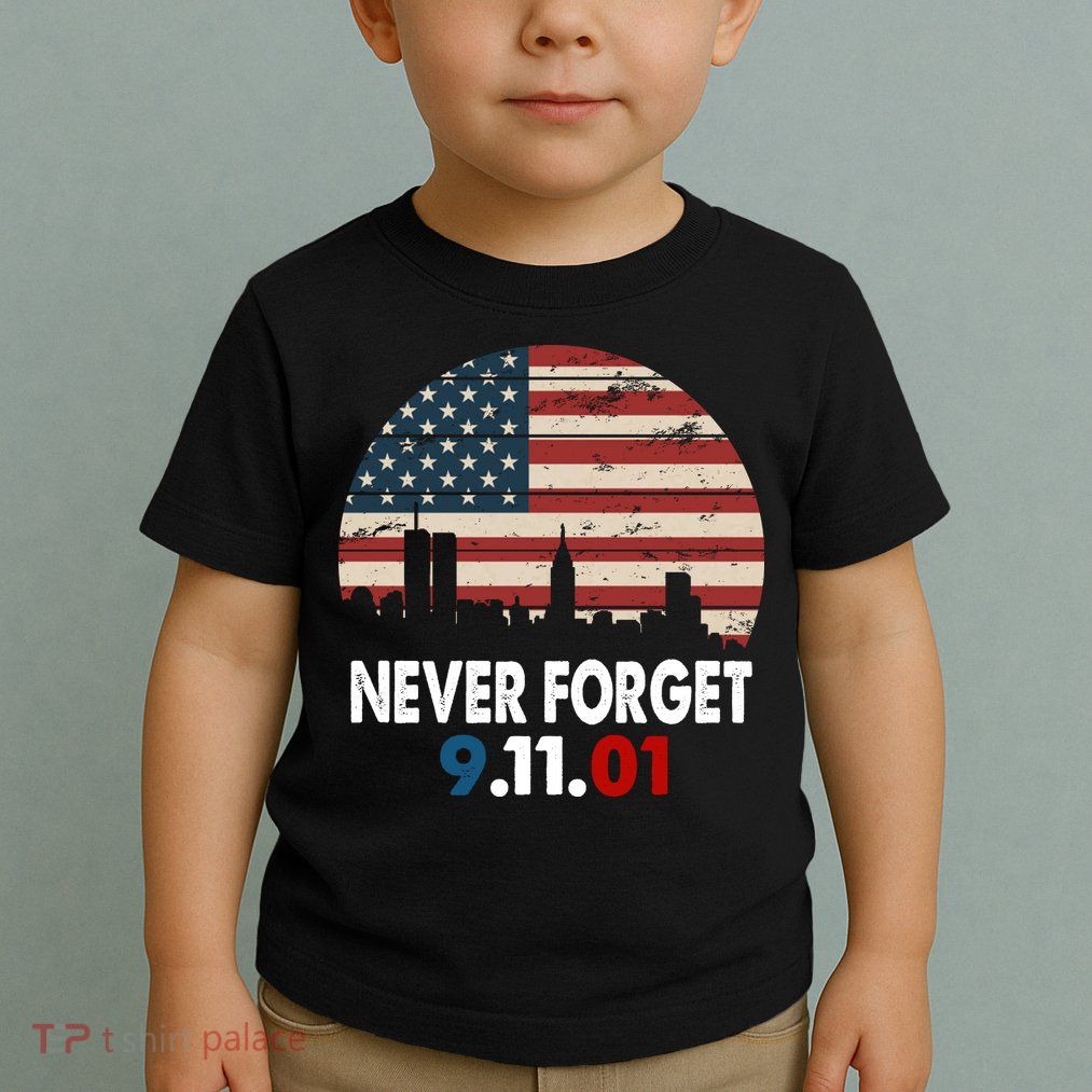 9.11.01 Never Forget 20th Anniversary Toddler T-Shirt