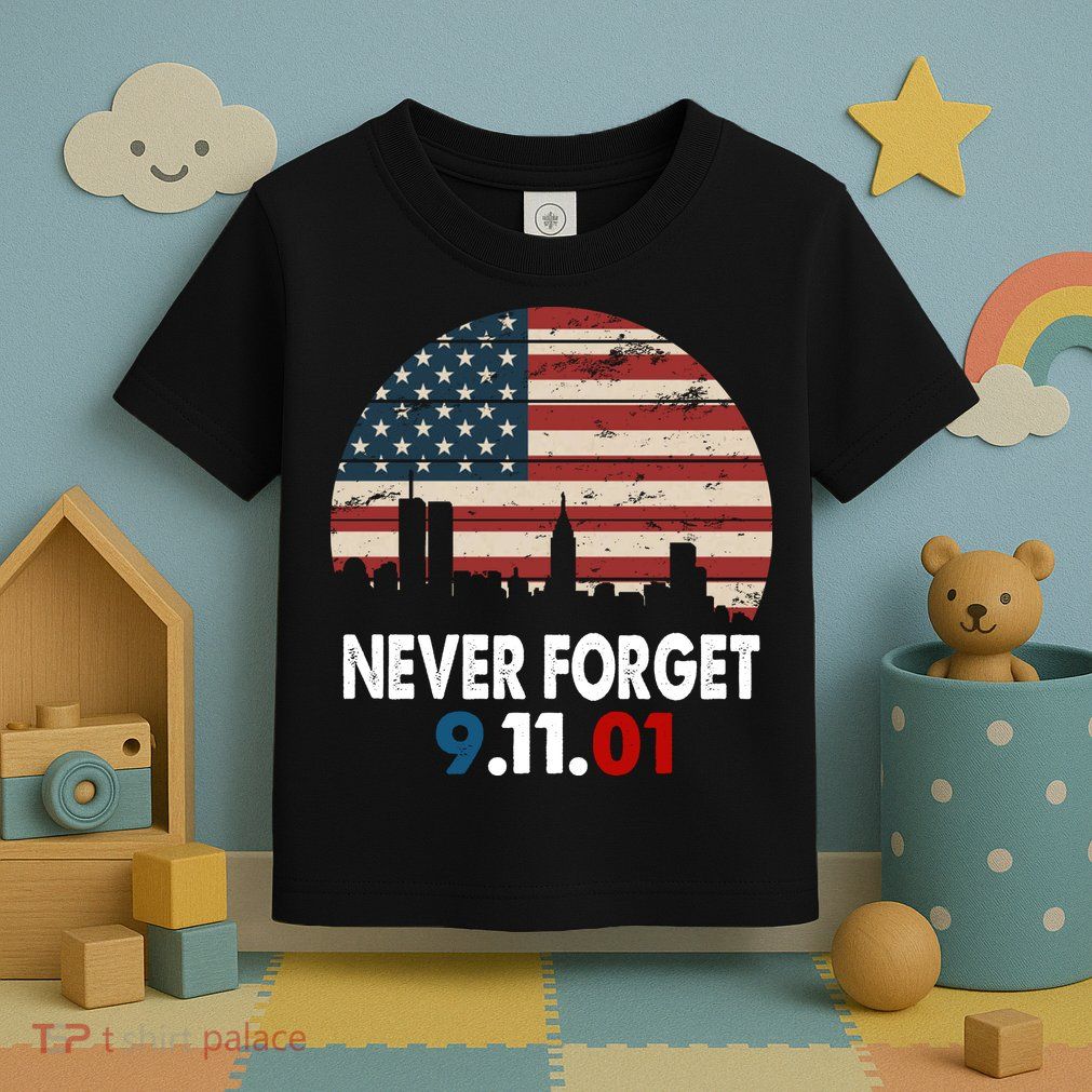 9.11.01 Never Forget 20th Anniversary Toddler T-Shirt