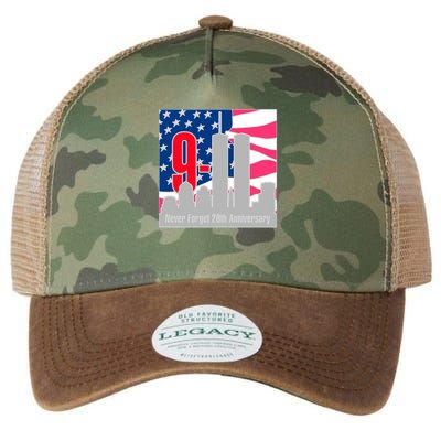 9/11 Never Forget 20th Anniversary Legacy Tie Dye Trucker Hat