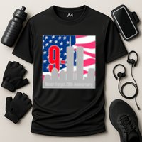 9/11 Never Forget 20th Anniversary Cooling Performance Crew T-Shirt