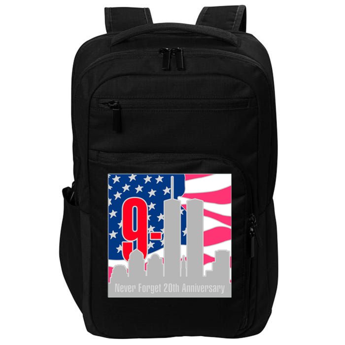 9/11 Never Forget 20th Anniversary Impact Tech Backpack