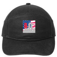 9/11 Never Forget 20th Anniversary 7-Panel Snapback Hat