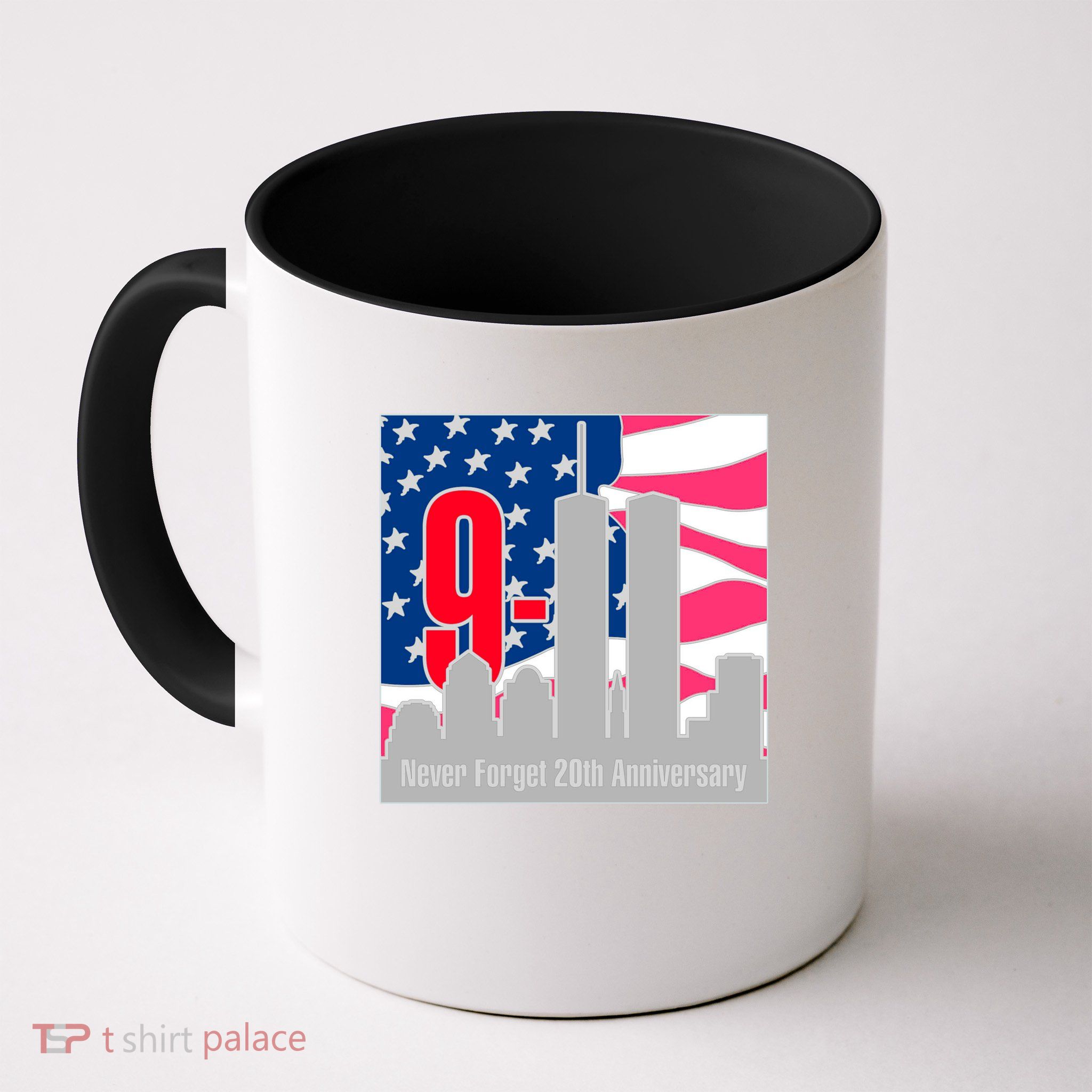 9/11 Never Forget 20th Anniversary Mug