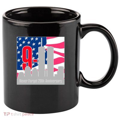 9/11 Never Forget 20th Anniversary 11oz C Handle Ceramic Mug