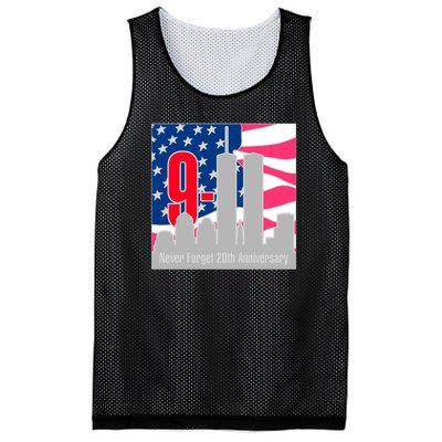 9/11 Never Forget 20th Anniversary Mesh Reversible Basketball Jersey Tank