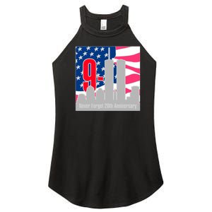 9/11 Never Forget 20th Anniversary Women's Perfect Tri Rocker Tank