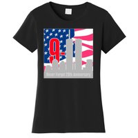 9/11 Never Forget 20th Anniversary Women's T-Shirt