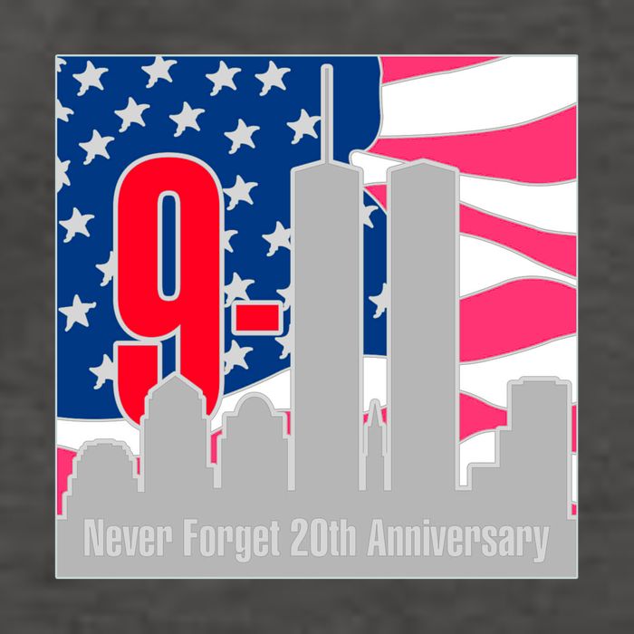 9/11 Never Forget 20th Anniversary Vector Backpack