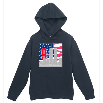 9/11 Never Forget 20th Anniversary Urban Pullover Hoodie