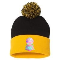 90s Nostalgia Series Pocket Garden Pom Pom 12in Knit Beanie