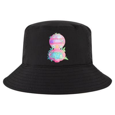 90s Nostalgia Series Pocket Garden Cool Comfort Performance Bucket Hat