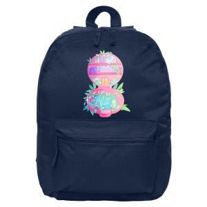 90s Nostalgia Series Pocket Garden 16 in Basic Backpack