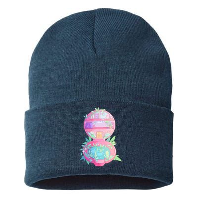 90s Nostalgia Series Pocket Garden Sustainable Knit Beanie