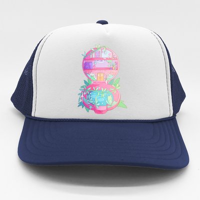 90s Nostalgia Series Pocket Garden Trucker Hat